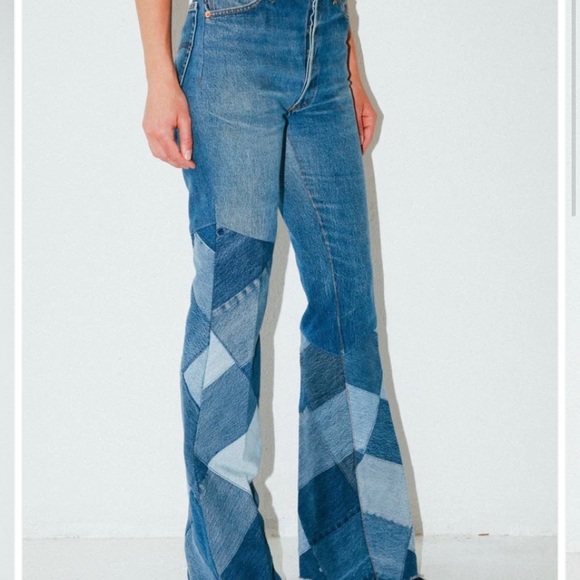 Patchwork Flare Jean - Picture 5 of 7